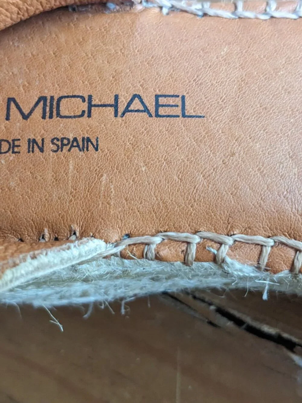 Eric Michaels espadrilles from Spain. Tie ankles size 38 US 7